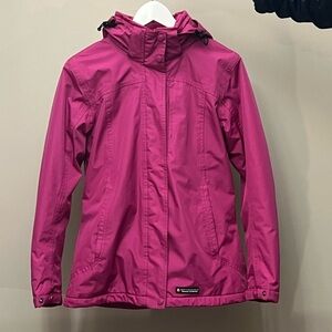 Fuchsia Pink Winter Jacket | Water Resistant & Windproof | Size S